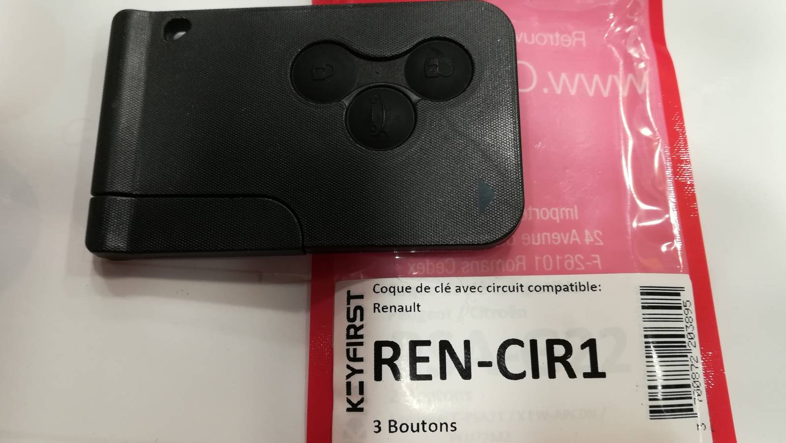 Double clé Renault