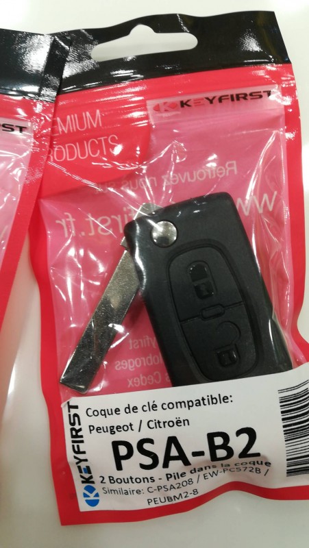 Refaire une clef de voiture centralisé Peugeot à Martigues